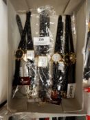 Box Containing Ladies Fashion Watches with Faux Le