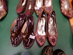 Four Pairs of Ladies Fashion Shoes