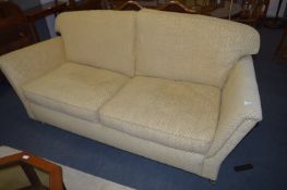 Light Gold Upholstered Sofa