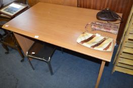 Light Walnut Effect Computer Desk