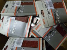 *Fifteen Packs of Bosch Sandpaper