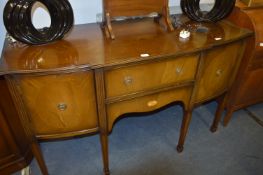 Mahogany Inlaid Bow Fronted Sideboard