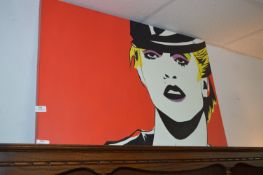 Large Painting on Canvas - Madonna