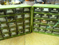 Two Small Sets of Storage Drawers