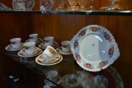 Floral Decorated Tea Ware 18 Pieces