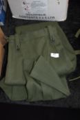 Pair of Military Green Men's Trousers Size:85/100