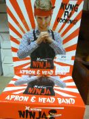 *Four Ninja Aprons and Headbands