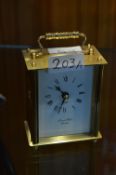 Small Brass Carriage Clock - Lionel Peck of London