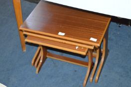 Teak Nest of Three Tables