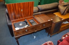 Dynatron Hi-Fi in Mahogany Cabinet with Floor Stan