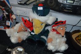 Three Vintage Wombles