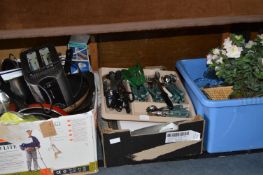 Three Boxes Containing Pans, Roasting Dishes, Dinn