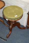 Victorian Revolving Top Piano Stool