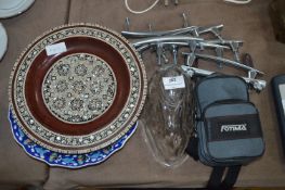 Jelly Mould, Decorative Plates, Chrome Handles and