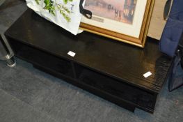 Black Wood Effect TV Unit