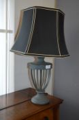 Decorative Wrought Metal Table Lamp with Shade