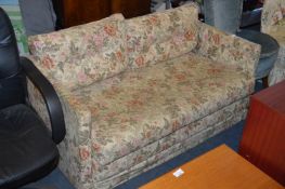 Floral Patterned Sofa Bed