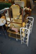 Dressing Table Mirror, Three Tier Trolley, Shoe Ra