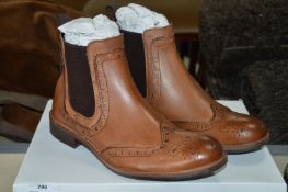 Silver Street Brown Leather Byron Style Ankle Boot