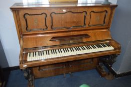 Hoelling & Spangenberg German Walnut Cased Upright