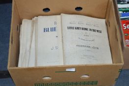 Box Containing Sheet Music
