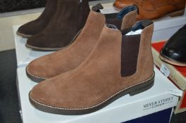 Silver Street Tan Leather Ankle Boots Size:7