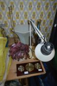 Anglepoise Desk Lamp, Indoor Plant, Wall Barometer