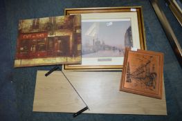 Princes Dock Print, Floating Shelf, Canvas Print e