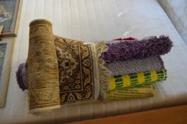 Two Wool Rugs and a Runner Rug