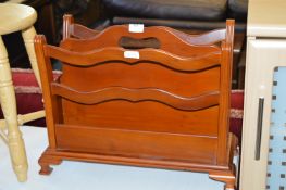 Mahogany Magazine Rack