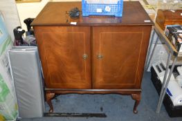 Mahogany Laid TV Cabinet