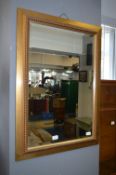 Gilt Framed Bevelled Edge Wall Mirror