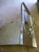 *Left Hand Drainer Sink with Cupboard Door 125x55c