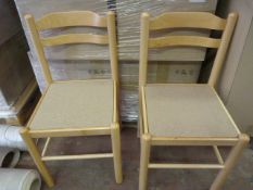 *Twenty Two Wooden Dining Chairs