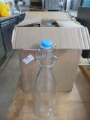 *Two Boxes Containing 12 Glass Bottles with Stoppe