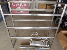 Stainless Steel Display Lights on Rack