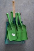 *Five Metal Garden Shovels