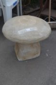 Reconstituted Limestone Toadstool