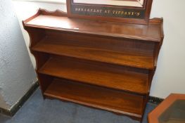 Mahogany Four Height Bookshelf