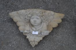 Reconstituted Limestone Wall Vase in the Form of a