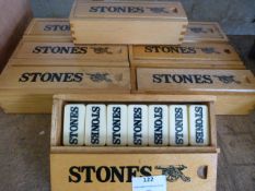 *Eight Boxes of Stones Dominoes