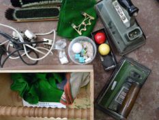 *Two Table Irons and a Quantity of Accessories