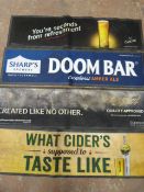 *Four Countertop Drinks Mats