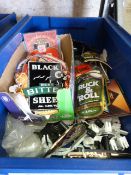 *Box of Plastic Beer Pump Advert Clips