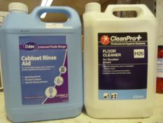 *5L Bottle of Cabinet Rinse and a 5L Bottle of Flo