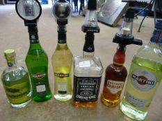 *x6 Part Used Bottles of Assorted Spirits with 4 O