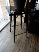 *High Gloss Black Posy Table