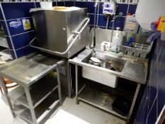 *Classeq Hydro 857 Pass Through Dishwasher with Si