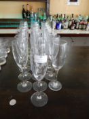 *Twenty Two Champagne Flutes