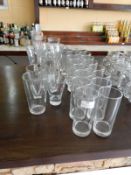 *Assorted Glassware Including 18 Hi-Ball Tumblers,
